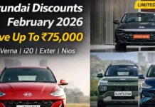 Hyundai Discounts February 2026: Save Up to Rs 75,000 Hyundai Discounts February 2026: Save Up to Rs 75,000