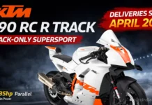 KTM 990 RC R Track Revealed; Deliveries Start April 2026 KTM 990 RC R Track Revealed; Deliveries Start April 2026