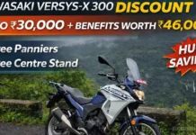 Kawasaki Versys-X 300 Discount Up To ₹30,000, Benefits Worth ₹46,000 Kawasaki Versys-X 300 Discount Up To ₹30,000, Benefits Worth ₹46,000