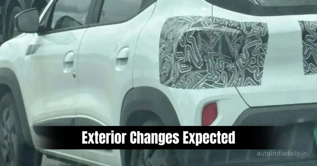 Renault Kwid Facelift Spotted Testing Ahead of Possible 2026 Launch