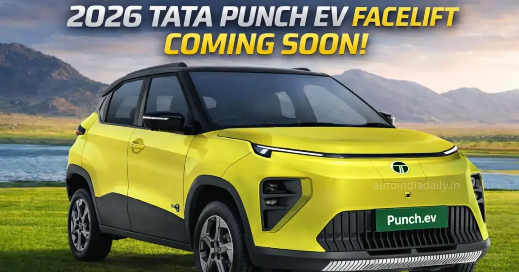 Tata Punch ev facelift 2026 Launch on Feb 20: Key Details Tata Punch ev facelift 2026 Launch on Feb 20: Key Details