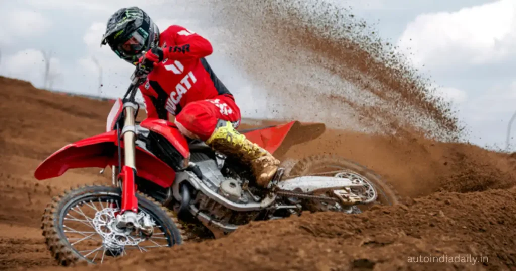 Ducati Desmo450 MX: Chassis and Suspension