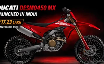 Ducati Desmo450 MX Launched in India at ₹17.23 Lakh, Deliveries Begin March 2026 Ducati Desmo450 MX Launched in India at ₹17.23 Lakh, Deliveries Begin March 2026