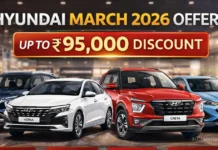 Hyundai March 2026 Offers: Up to ₹95,000 Discount on Verna, Creta, Alcazar & More Hyundai March 2026 Offers: Up to ₹95,000 Discount on Verna, Creta, Alcazar & More