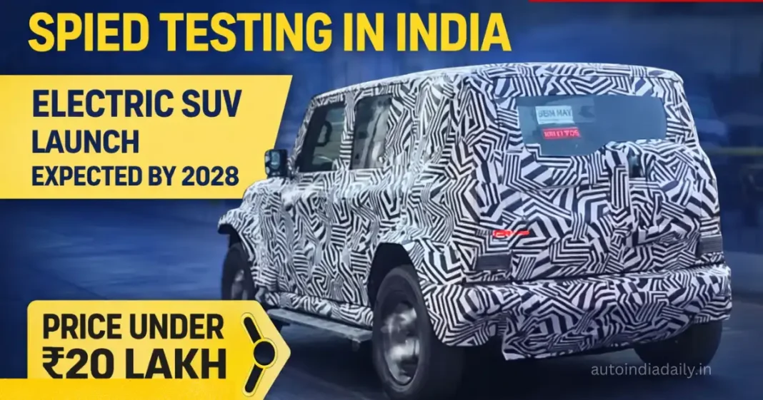 JSW Motors iCar V23 SUV Spied Testing in India, Electric Midsize SUV Launch Expected by 2028 JSW Motors iCar V23 SUV Spied Testing in India, Electric Midsize SUV Launch Expected by 2028