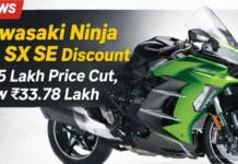 Kawasaki Ninja H2 SX SE Discount: ₹2.5 Lakh Price Cut, Now ₹33.78 Lakh in India Kawasaki Ninja H2 SX SE Discount: ₹2.5 Lakh Price Cut, Now ₹33.78 Lakh in India