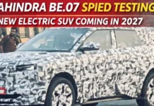 Mahindra BE.07 Spied Testing in India for the First Time, Launch Expected in 2027 Mahindra BE.07 Spied Testing in India for the First Time, Launch Expected in 2027