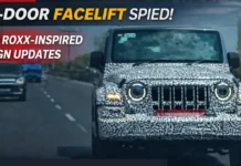 Mahindra Thar 3-Door Facelift Spied With Roxx-Inspired Design, Launch Soon Mahindra Thar 3-Door Facelift Spied With Roxx-Inspired Design, Launch Soon