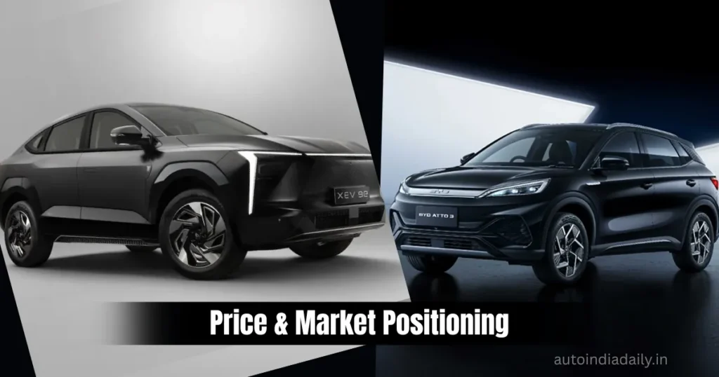 Mahindra XEV 9e Cineluxe vs BYD Atto 3: Price, Range, Features Comparison