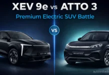 Mahindra XEV 9e Cineluxe vs BYD Atto 3: Price, Range, Features Comparison Mahindra XEV 9e Cineluxe vs BYD Atto 3: Price, Range, Features Comparison