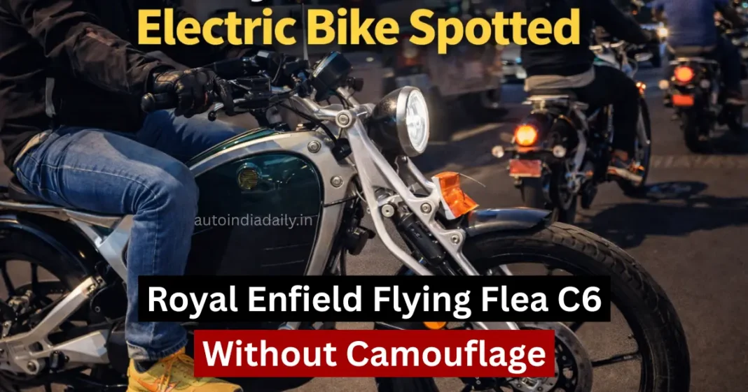Royal Enfield Flying Flea C6 Spotted Testing In India Without Camouflage