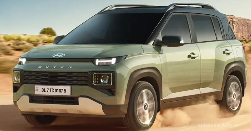 Hyundai Exter micro SUV with 6 airbags safety features India