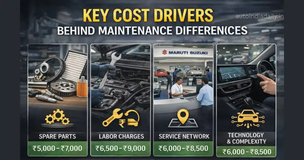 Maruti vs Hyundai vs Tata Service Cost Comparison 2026: Which Is Cheapest To Maintain?