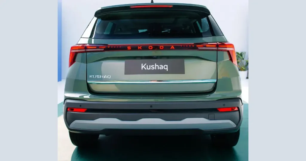 Skoda Kushaq facelift 2026 launched in India back design