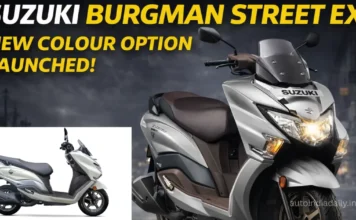 Suzuki Burgman Street EX Updated With New Colour, Price Starts At ₹1.07 Lakh Suzuki Burgman Street EX Updated With New Colour, Price Starts At ₹1.07 Lakh