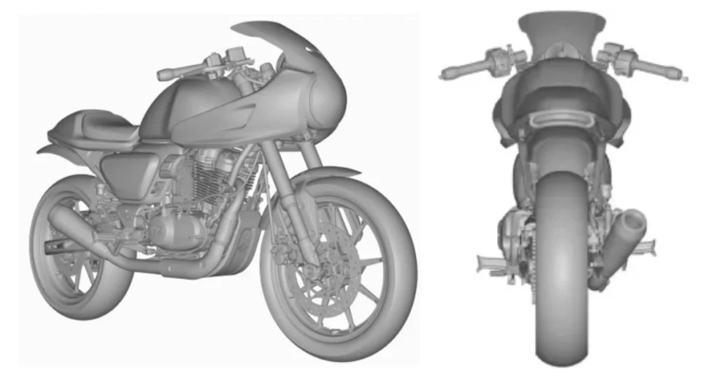 TVS Ronin Cafe Racer Patented in India, Based on Factory Custom Concept