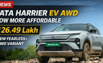 Tata Harrier EV AWD Gets Cheaper: New Fearless+ QWD Variant at ₹26.49 Lakh Tata Harrier EV AWD Gets Cheaper: New Fearless+ QWD Variant at ₹26.49 Lakh