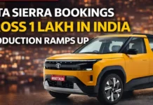 Tata Sierra Bookings Cross 1 Lakh In India, Production Ramped Up Tata Sierra Bookings Cross 1 Lakh In India, Production Ramped Up