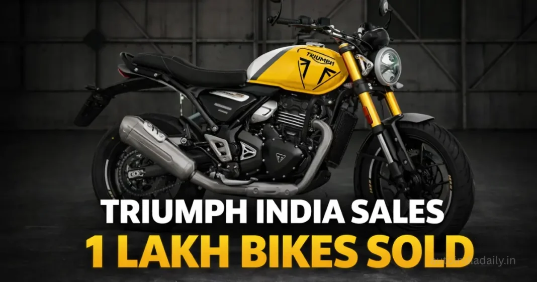 Triumph India Sales Cross 1 Lakh Motorcycles in Just 2.5 Years