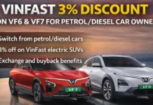 VinFast EV Discount: 3% Offer On VF6 And VF7 For ICE Vehicle Owners VinFast EV Discount: 3% Offer On VF6 And VF7 For ICE Vehicle Owners