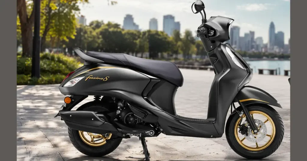 2026 Yamaha Fascino 125 side profile premium styling LED tail lamp redesigned rear section