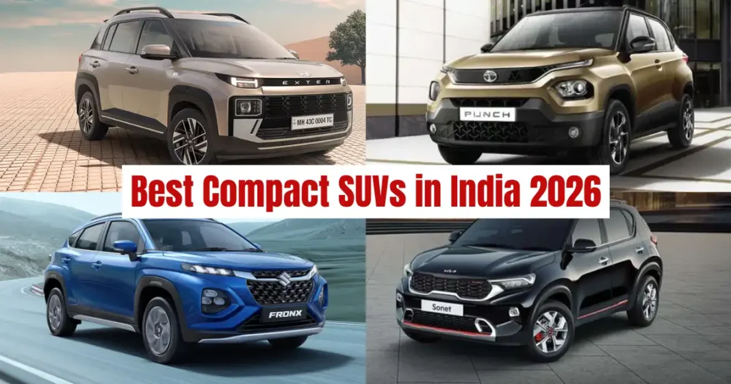 Best Compact SUVs in India 2026 Exter Punch Fronx Sonet comparison