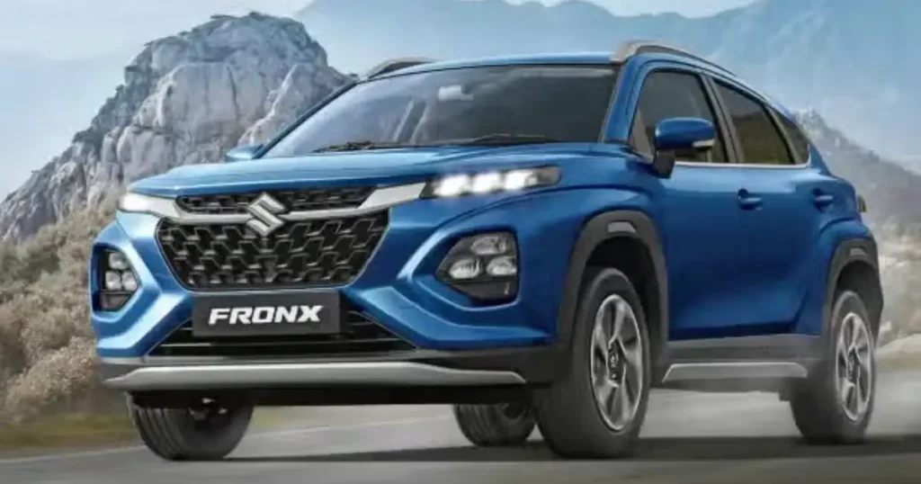 Maruti Fronx 2026 crossover SUV side profile high mileage petrol car India