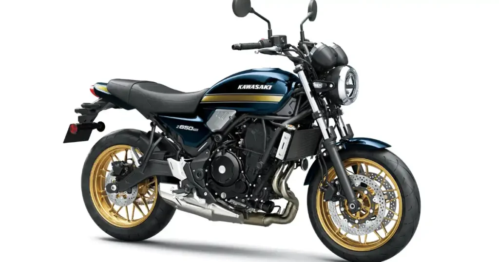 Kawasaki Z650RS blue gold colour variant neo retro bike India April 2026 offer