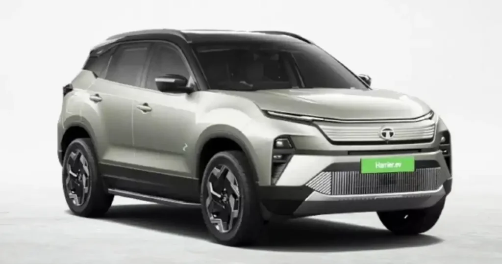 Tata Harrier EV side view 