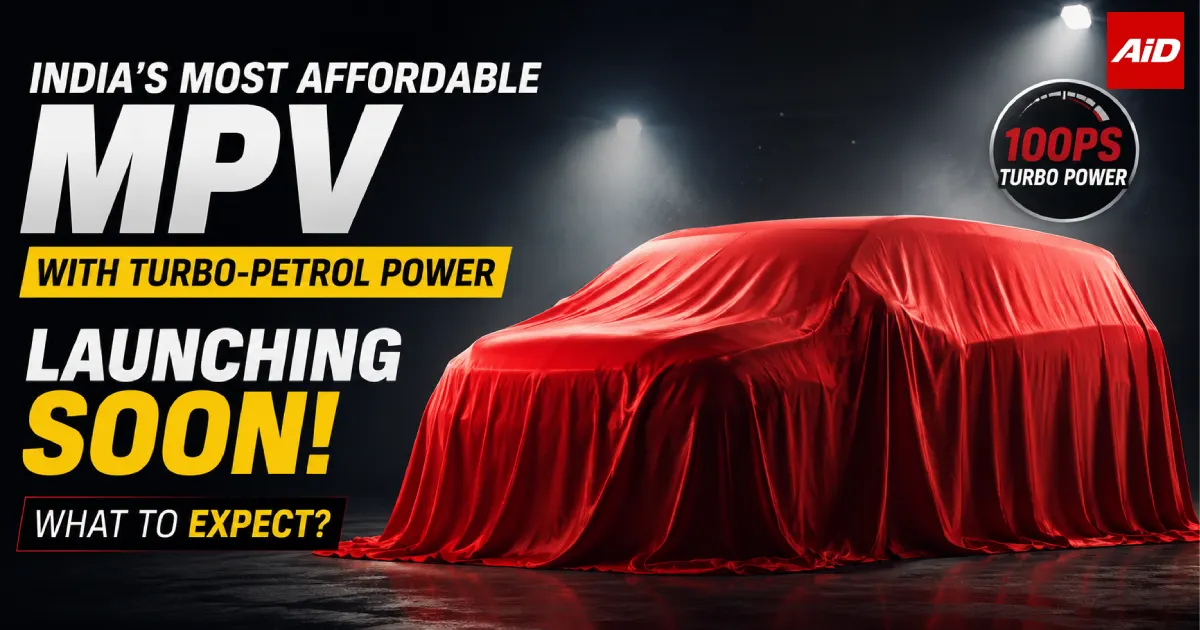 Photo: Auto India Daily Renault Triber MPV used as representation for the upcoming Renault Triber Turbo launch in India